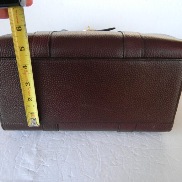 MULBERRY Zipped Bayswater LARGE OXBLOOD/BURGUNDY LEATHER SATCHEL/CROSSBODY - Picture 7 of 14